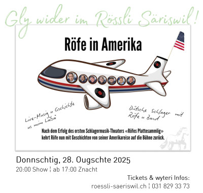 Röfe in Amerika ¦ Schlagermusik Theater