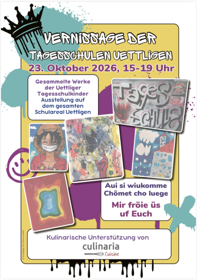Vernissage der Tagesschulen Uettligen