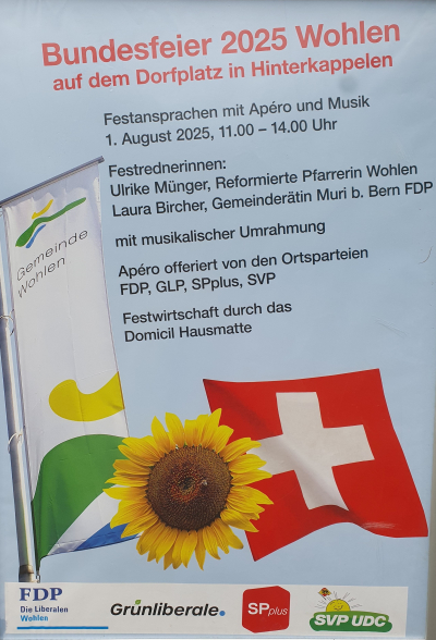 Bundesfeier 2025 Wohlen
