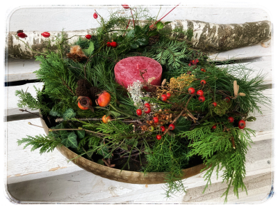 Winter Advents Naturkranzworkshop