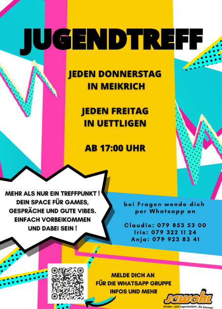 Jugendtreff 2026 Uettligen und Meikirch