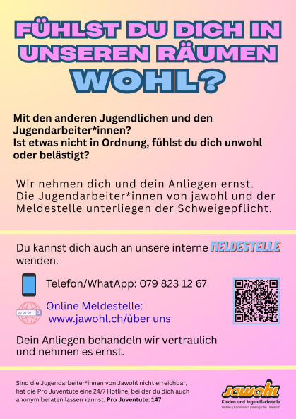 Plakat Meldestelle