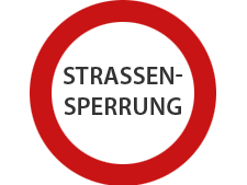 Sperrung Mühlebergstrasse