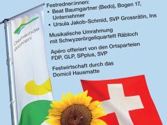 Bundesfeier 2026 Wohlen