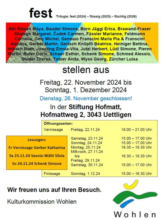 Ausstellung Kulturkommission 2024
